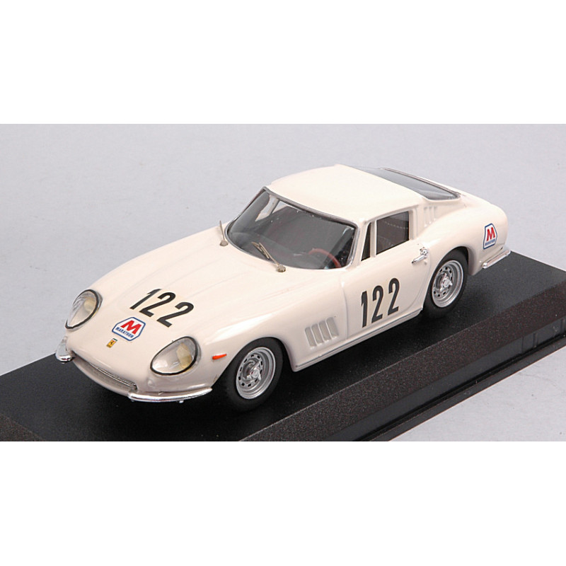 1:43 Best Model Ferrari 275 GTB/4 N122 DNS Targa Florio 1967 Starrabba orlando