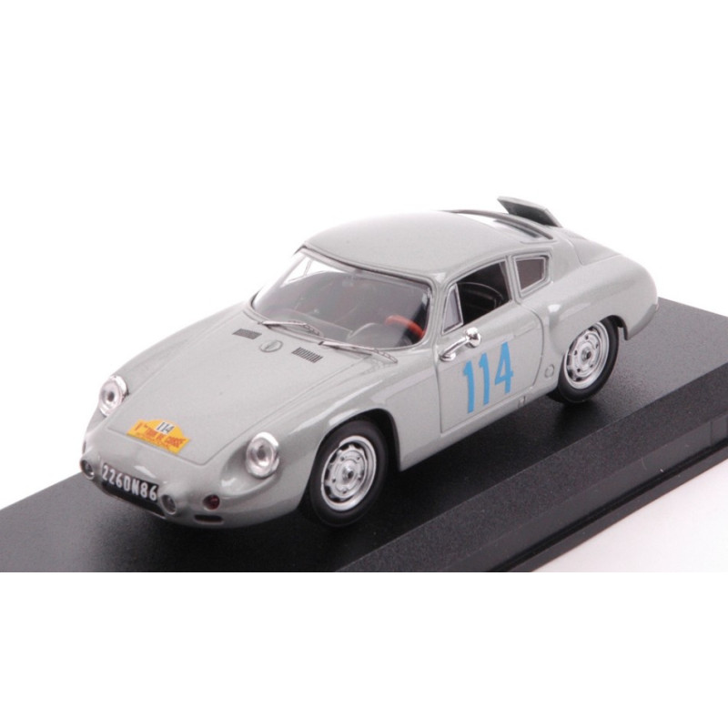 1:43 Best Model Porsche Abarth N114 Tour DE Corse 1960 Bouchet mairesse