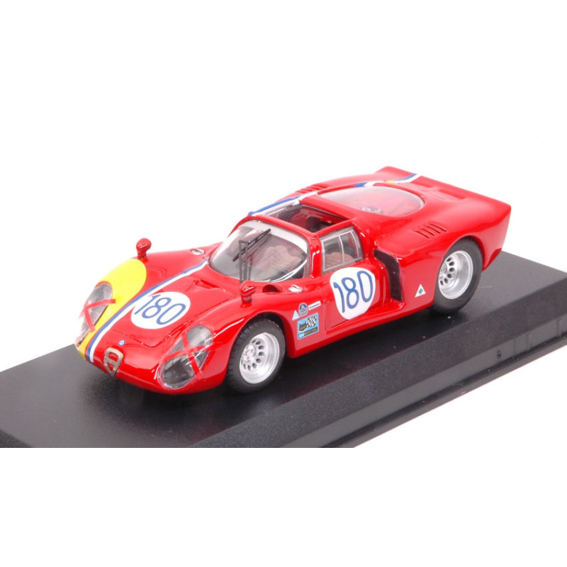 1:43 Best Model Alfa Romeo 33.2 N180 Targa Florio 1968 Gosselin trosch