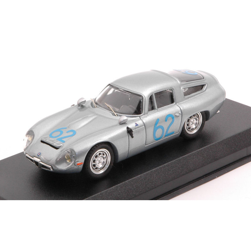 1:43 Best Model Alfa Romeo TZ 1 N62 17th Targa Florio 1964 A.nicodemi f.lessona