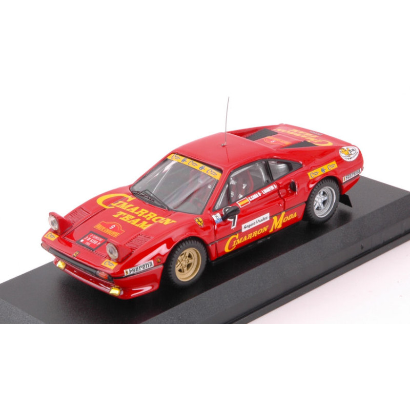 1:43 Best Model Ferrari 308 GTB N9 Accident Catalunya 1985 C.caba j.martin