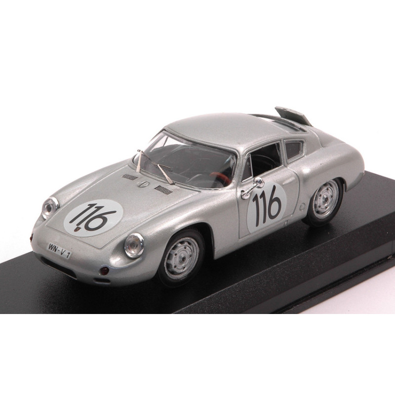 1:43 Best Model Porsche Abarth N116 6th Targa Florio 1960 Linge strahle lissmann