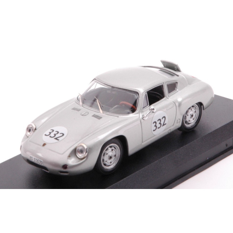 1:43 Best Model Porsche Abarth N332 Winner Campionato Europeo 1962 H.kuhnis