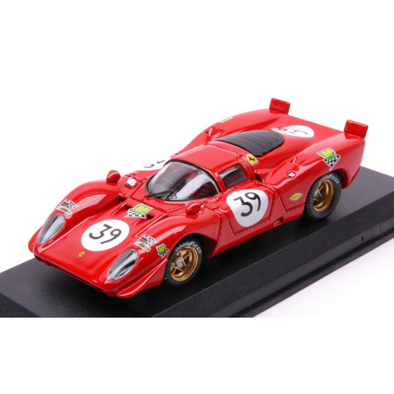 1:43 Best Model Ferrari 312 P Coupe' N39 LM 1970 Spare CAR Adamowicz posey