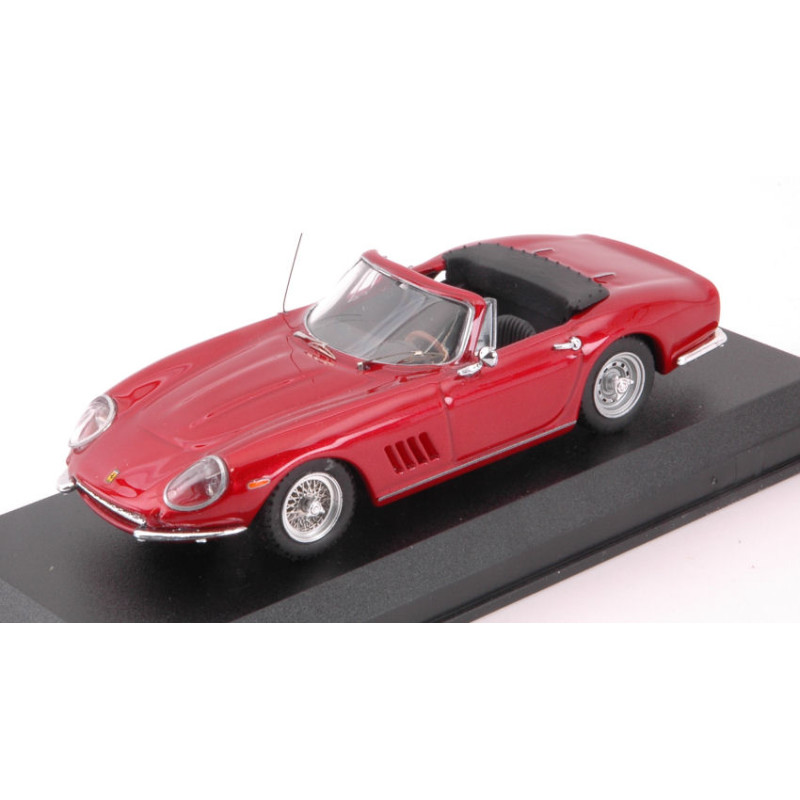 1:43 Best Model Bferrari 275 GTB Spider Rosso Steve MC Queen Personal CAR