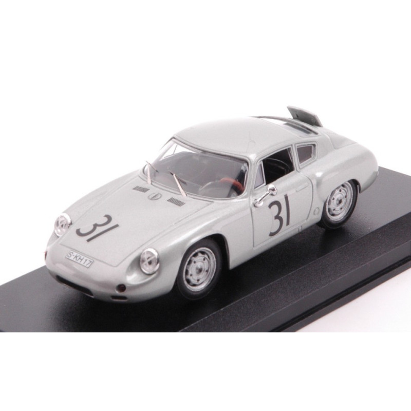 1:43 Best Model Porsche Abarth N31 7th 1000 KM Nurburgring 1960 Greger/linge