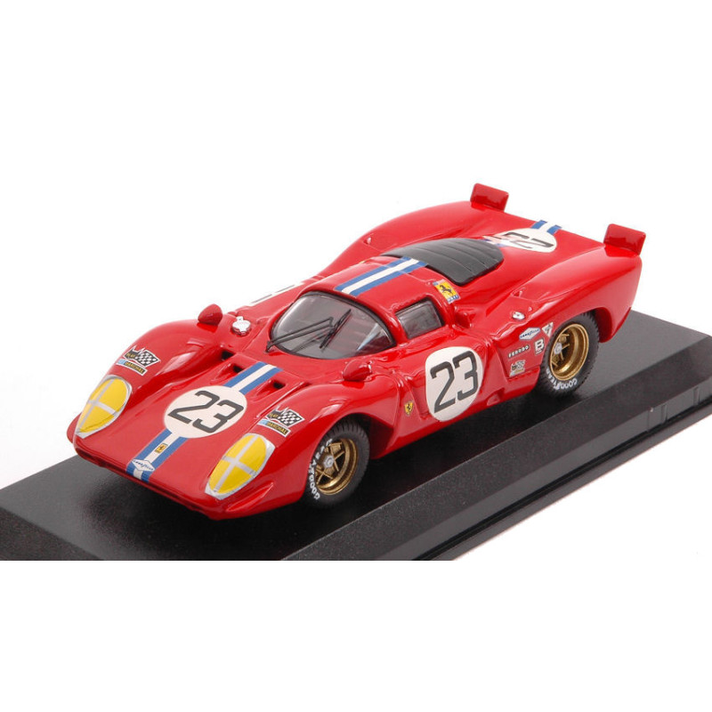 1:43 Best Model Ferrari 312 P Coupe  N23 Sebring 1970 Chinetti Jr. adamowicz