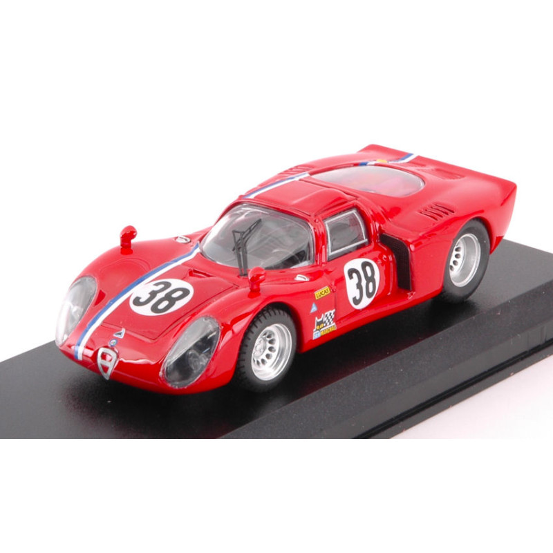 1:43 Best Model Alfa Romeo 33.2 N38 LM Test 1968 Gosselin trosch