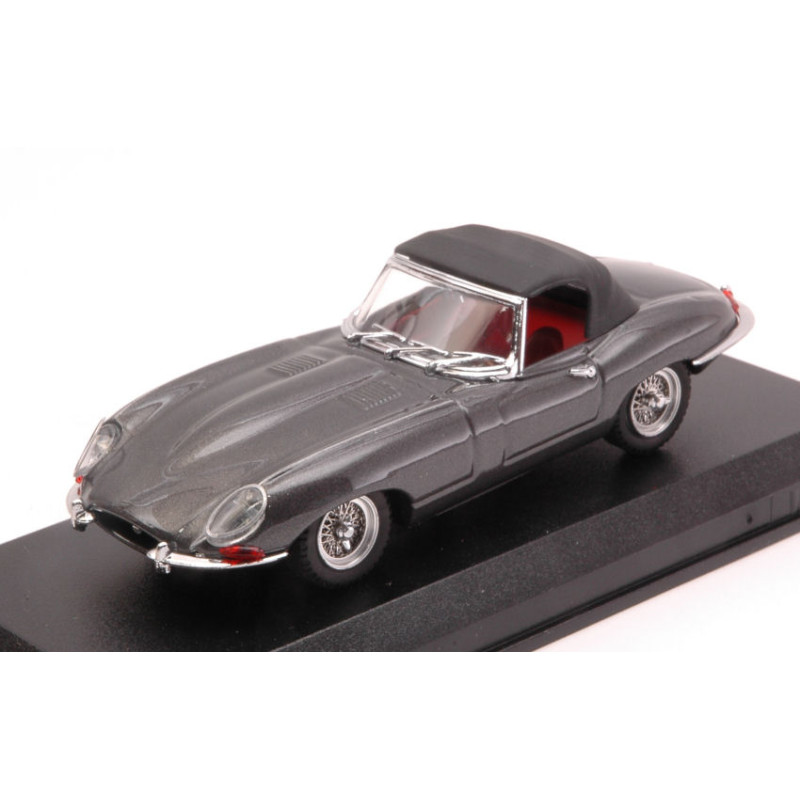 1:43 Best Model Jaguar E Spider Soft TOP 1961 Gunmetal