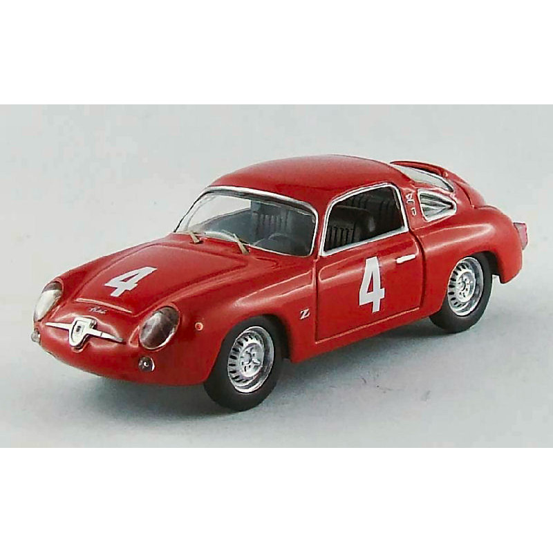 1:43 Best Model Fiat Abarth 750 N4 5th (winner Class) GT GP Monza 1963 G.capra