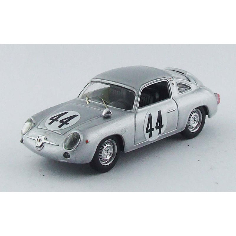 1:43 Best Model Fiat Abarth 700 N44 22nd (2nd CLASS)1000 KM Parigi 1961 J.vinatier