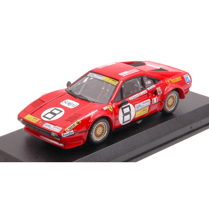 1:43 Best Model Ferrari 308 GTB N8 53th 24H Daytona 1978 Besenzoni dal Ben wever