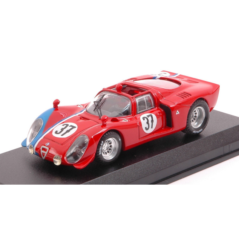 1:43 Best Model Alfa Romeo 33.2 N37 Test LE Mans 1968 Gosselin trosch