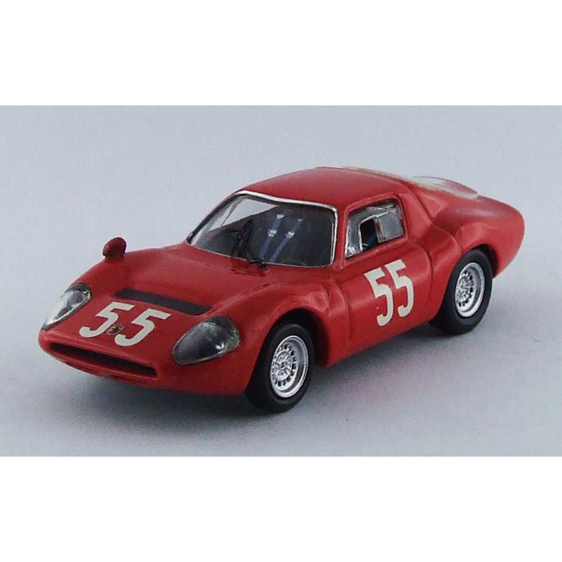 1:43 Best Model Abarth OT 1300 N55 14th 1000 KM Monza 1966 Fischhaber furtmayr baghetti