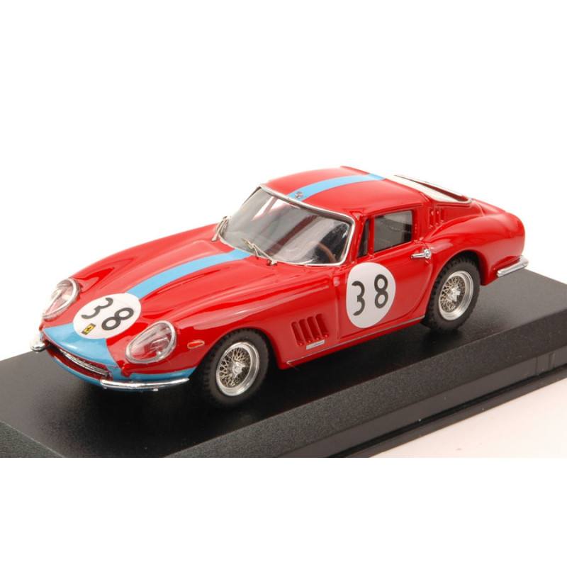 1:43 Best Model Ferrari 275 GTB/4 Coupe  N38 Winner 1000 KM Parigi Westey gaspar