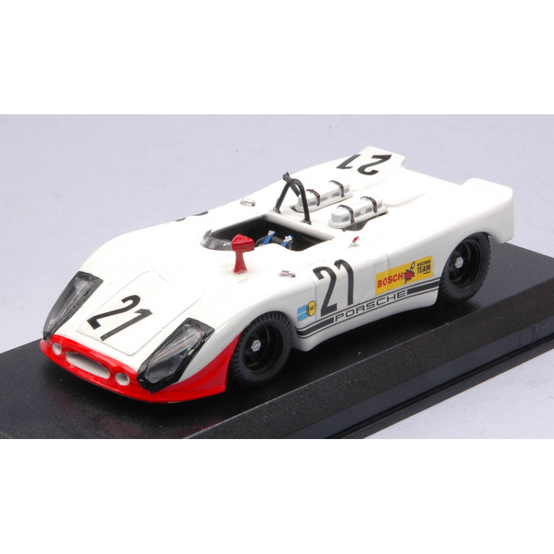 1:43 Best Model Porsche 908/2 Flunder N21 12th Interserie Hockenheim 1970 Nlauda