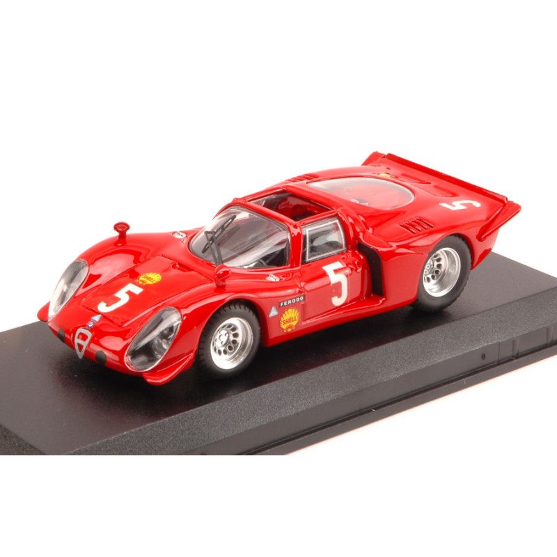 1:43 Best Model Alfa Romeo 33.2 Spyder N5 Winner Montlhery 1969 Larrousse verrier