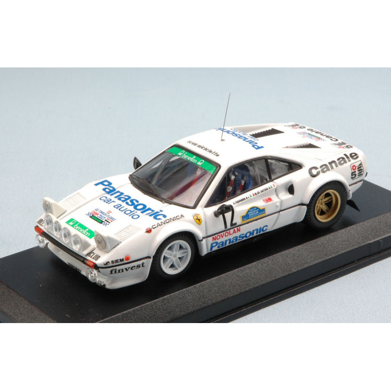 1:43 Best Model Ferrari 308 N12 Winner Targa Florio Rally 1982 Tognana de Antoni