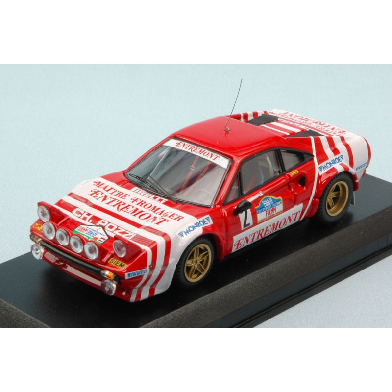 1:43 Best Model Ferrari 308 GTB GR.4 N2 Winner Targa Florio 1981 Andruet tiber