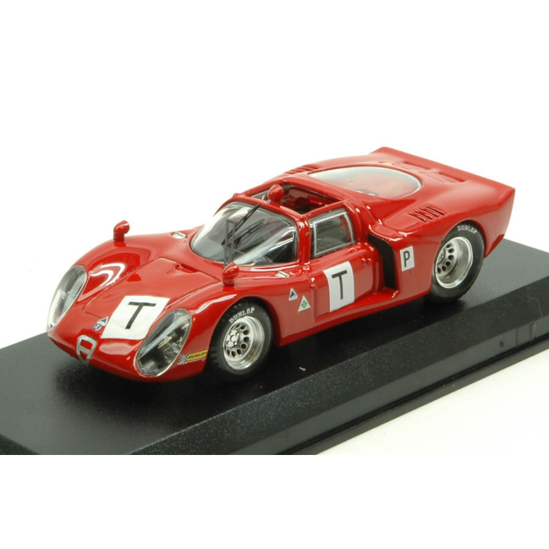 1:43 Best Model Alfa Romeo 33.2 LE Mans Test 1968 Bianchi zeccoli grosselin trosch