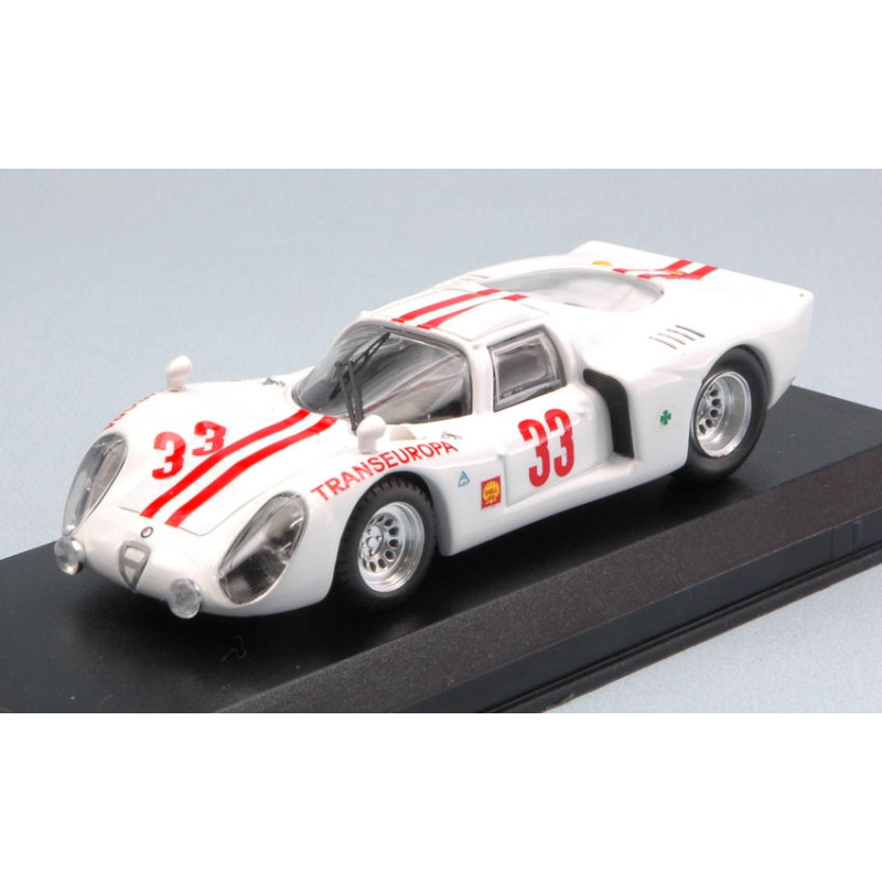 1:43 Best Model Alfa Romeo 33.2 N33 Accident 12 H Interlagos 1970 M.gernandez