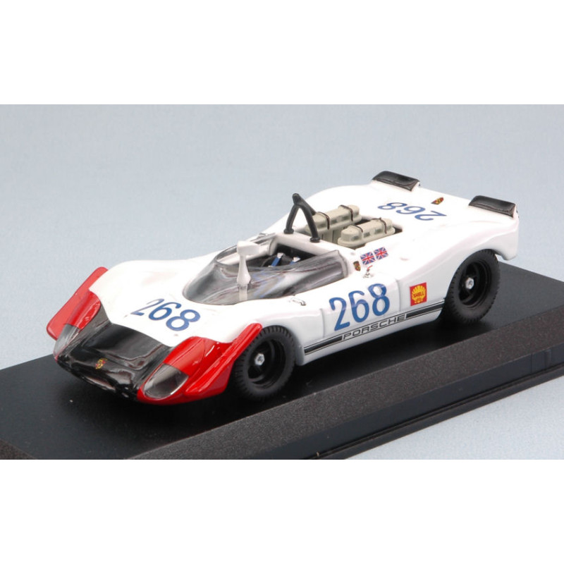 1:43 Best Model Porsche 908/02 N268 33th Targa Florio 1969 B.rossoman r.attwood