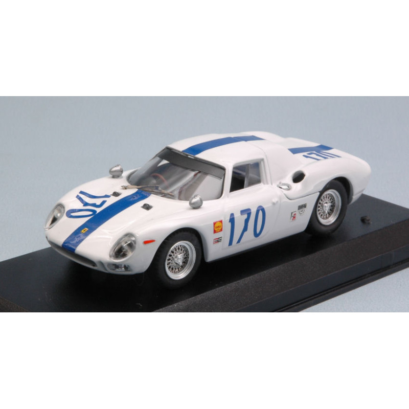 1:43 Best Model Ferrari 250 LM N170 Accident T.florio 1966 A.w.swanson r.ennis