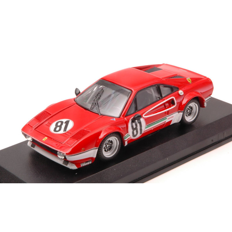 1:43 Best Model Ferrari 308 GTB LM N81 Benelux Zolder 1976 M.dantinne