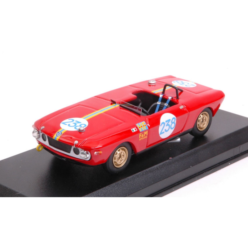 1:43 Best Model Lancia Fulvia F&M HF N238 9th T.florio 1969 S.munari r.aaltonen