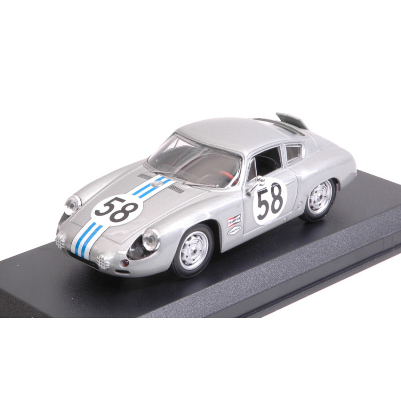 1:43 Best Model Porsche 356 B Carrera Abarth N58 Winner GT1 Class C.cassel d.sesslar