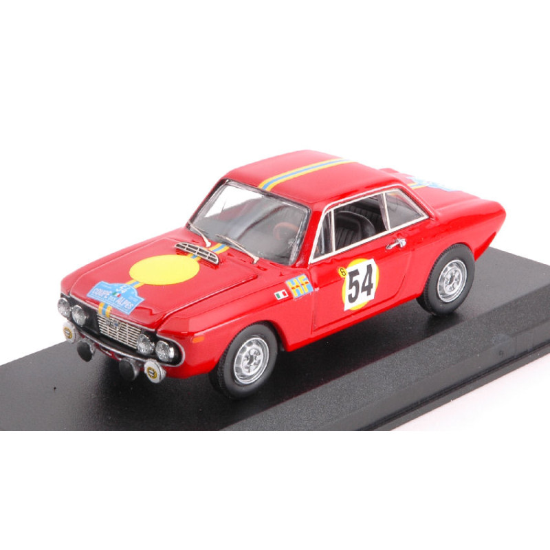 1:43 Best Model Lancia Fulvia Coupe  1.3 HF N54 3rd Coppa Delle Alpi 1968 Trautmann tr.