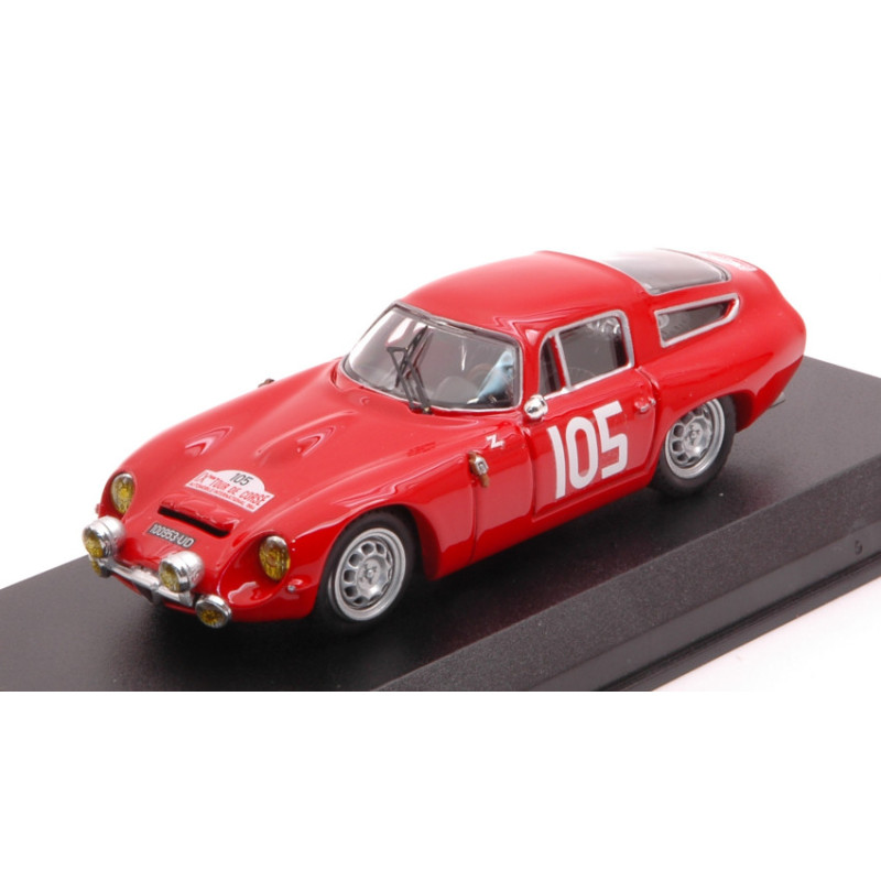 1:43 Best Model Alfa Romeo TZ1 N105 2nd Tour DE Corse 1964 Rolland augias