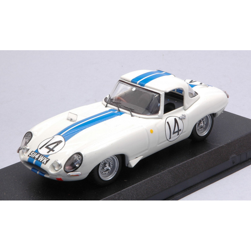 1:43 Best Model Jaguar E Type Coupe'  N14 24H LE Mans 1963 Hansgen pabst