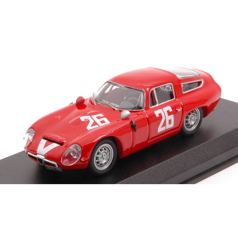 1:43 Best Model Alfa Romeo TZ1 N26 1000 KM Monza 1965 Pianta sala