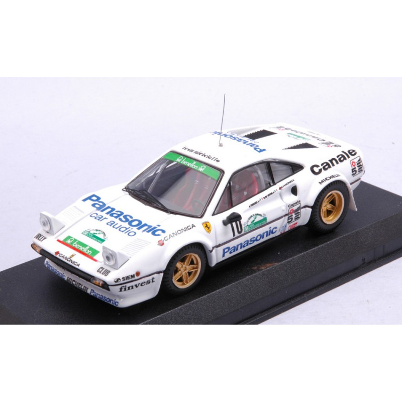 1:43 Best Model Ferrari 308 GTB GR.4 N10 2nd Rally Colline DI Romagna 1982 Tognana de A