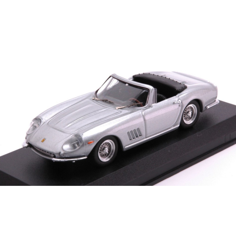 1:43 Best Model Ferrari 275 GTB/4 Nart Spyder 1967 Grigio Metallizzato