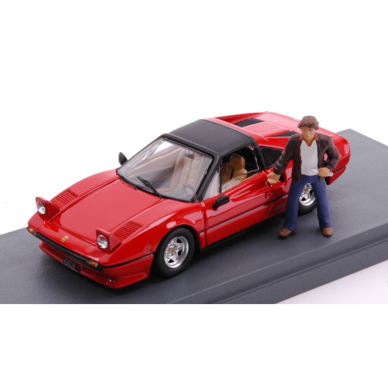 1:43 Best Model Ferrari 308 GTS Personal CAR Villeneuve 1977 With Figure