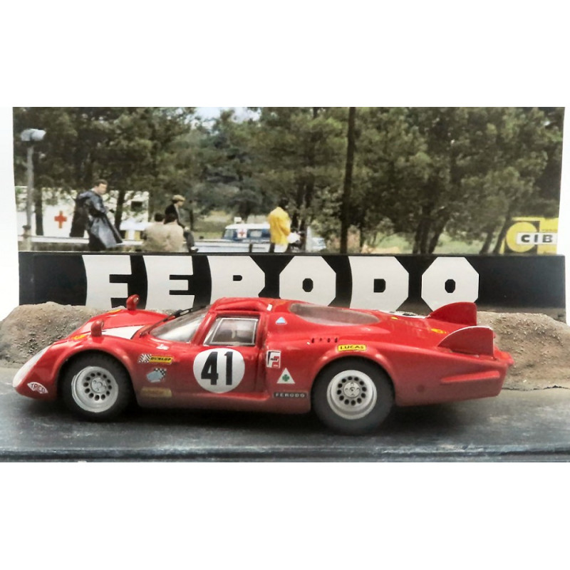 1:43 Best Model Alfa Romeo 33/2 N41 24H LE Mans 1968 Nino Vaccarella