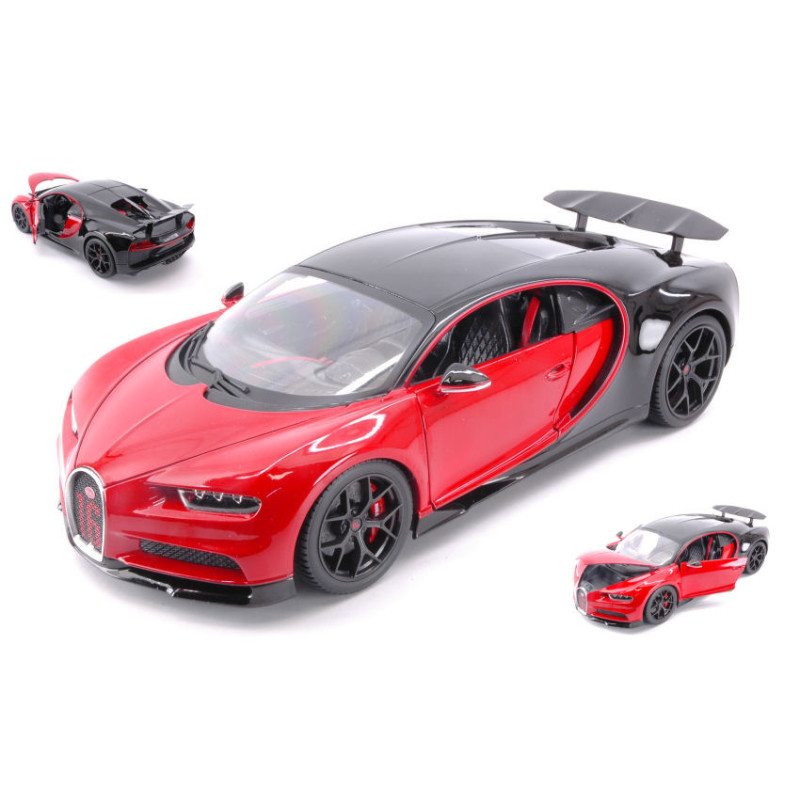 1:18 Burago Bugatti Chiron Sport Rosso/nero