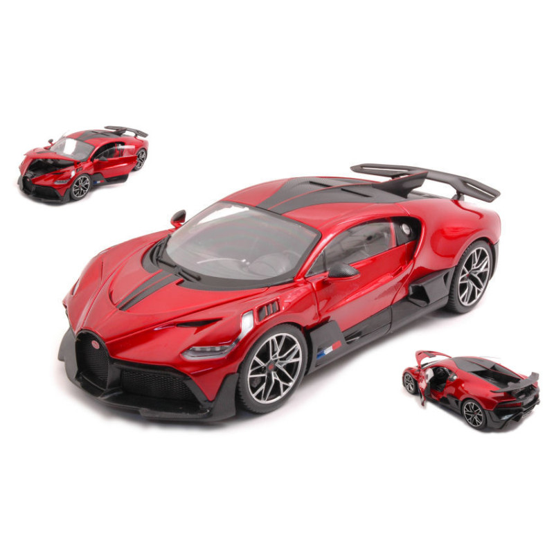 1:18 Burago Bugatti Divo Rosso Metallizzato