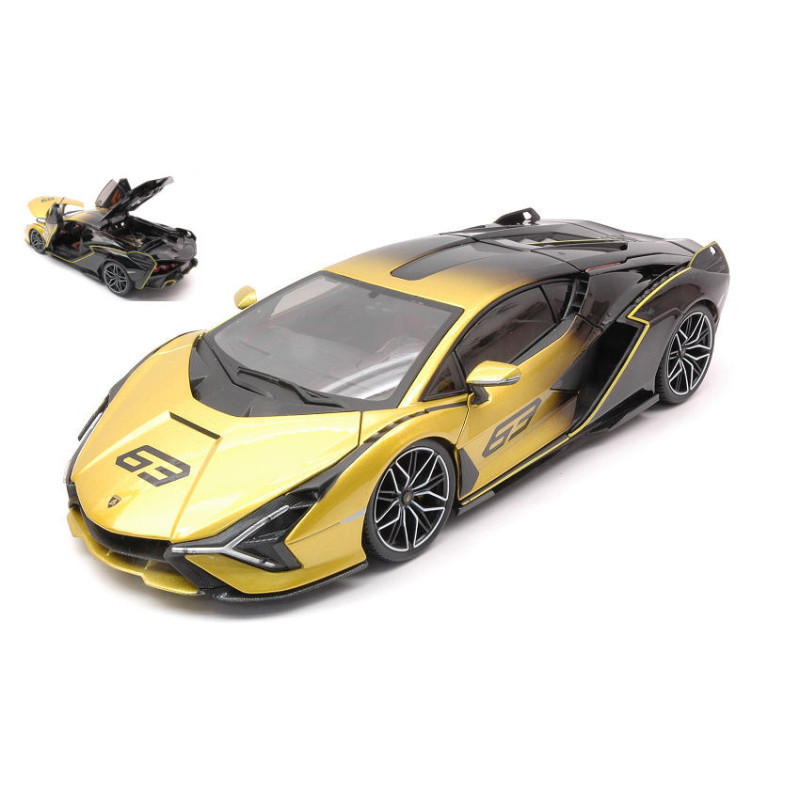 1:18 Burago Lamborghini Sian FKP 37 N63 Giallo Fade Colour 2020