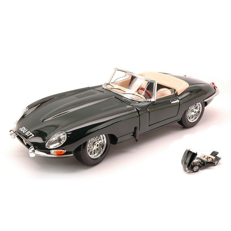 1:18 Burago Jaguar E Cabrio 1961 Verde