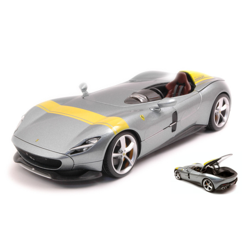 1:18 Burago Ferrari Monza SP1 2018 Grigio