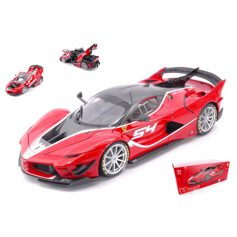 1:18 Burago Ferrari Fxx k Evoluzione N54 Rosso Signature