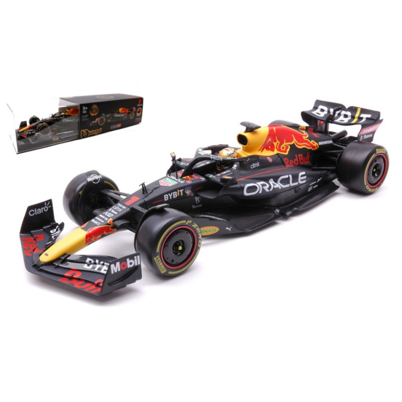 1:24 Burago RED Bull N1 Winn.abu Dhabi GP 2022 M.verstappen W/hard Case