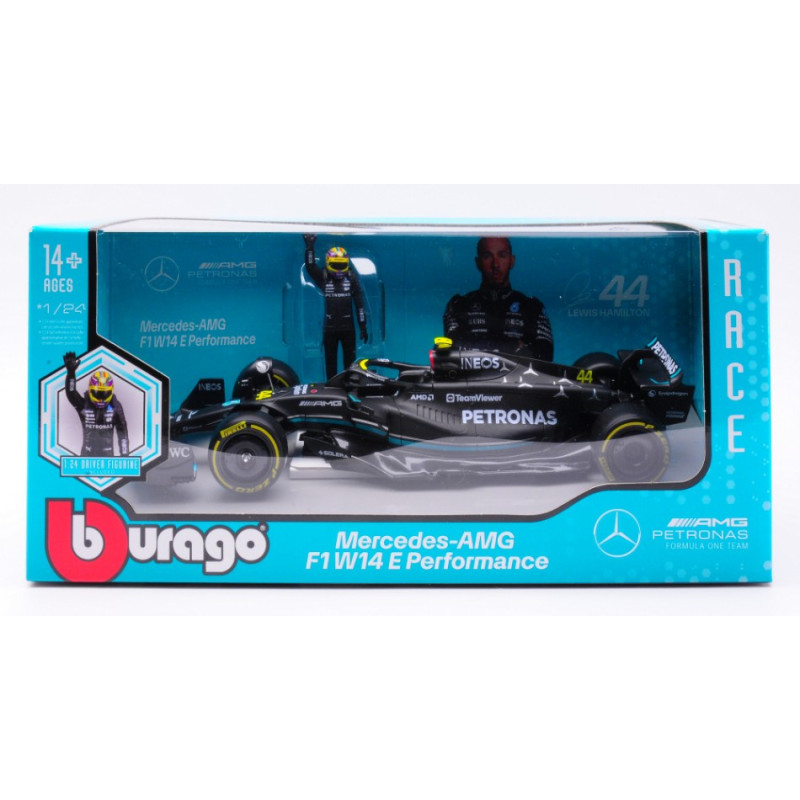 1:24 Burago Mercedes FW14 Lewis Hamilton 2023