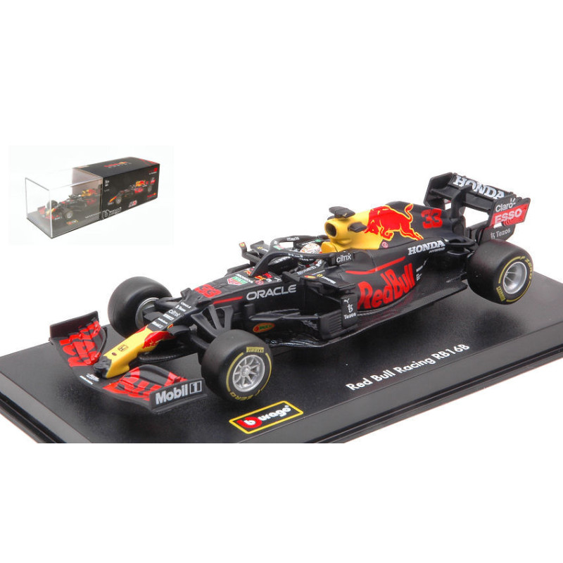 1:43 Burago RED Bull RB16B MAX Verstappen 2021 N33 Signature