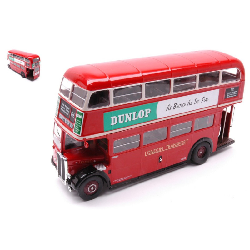 1:43 Ixo Model AEC Regent III RT 1939 Rosso