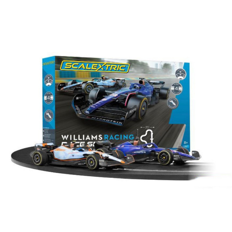 1:32 Scalextric Pista Williams Racing SET 191x132 cm   Track Length cm 484