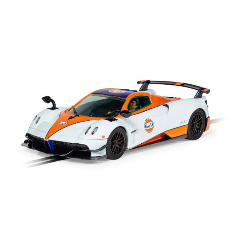 1:32 Scalextric Pagani Huayra BC Roadster Gulf Edition Slot